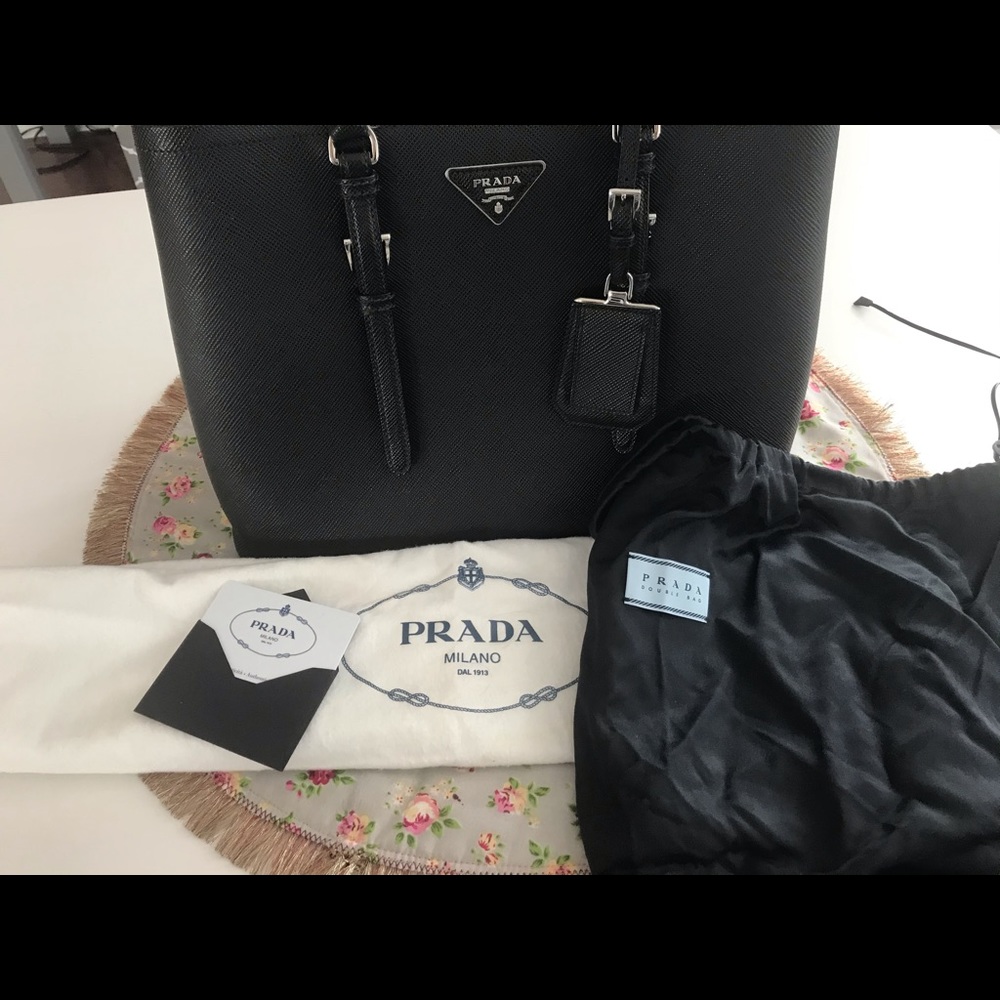 Prada double large bag
